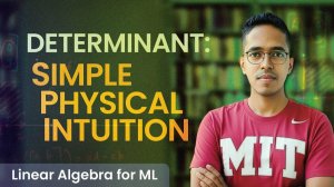 6) Foundations for Machine Learning A simple physical intuition for determinants [Lecture 6]