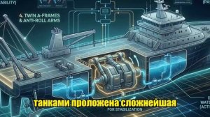 Как этот плавучий кран поднимает корабли тяжелее себя и почему он никогда не перевернется