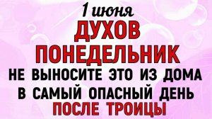 1 июня народный праздник Духов День. Что нельзя делать сегодня. Народные Традиции и Приметы