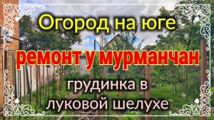 Грудинка в луковой шелухе👍💣🔥Ремонт дома времен СССР. Огород на юге.