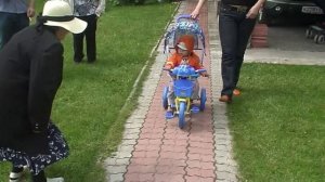 На даче у Горбачевых, Косте 1 год, 2009