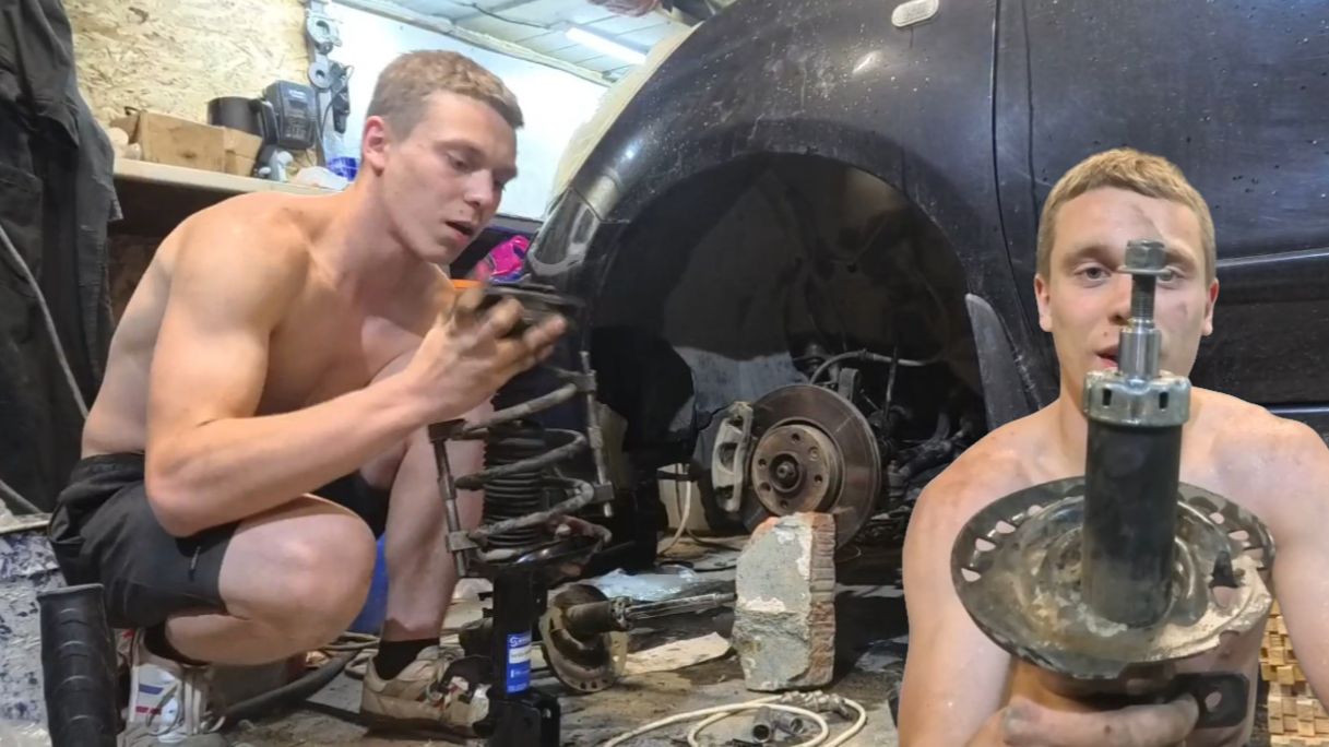 меняю АМОРТИЗАТОР авто самостоятельно БЕЗ ОПЫТА!!! ПОЛУЧИТСЯ???