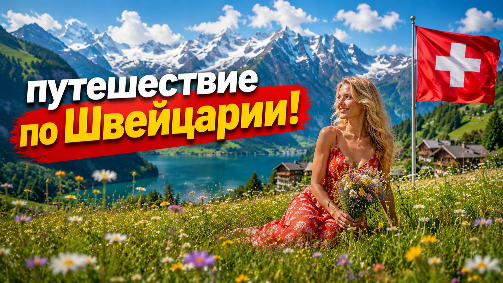 Интерлакен, Швейцария 🇨🇭 В самом очаровательном швейцарском городке наступило прекрасное лето 🌺