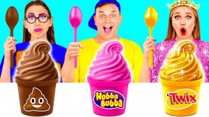 Бедная vs Богатая vs Ультра Богатая еда Челлендж # Потрясающие Кухонные Лайфхаки TeenTeam Challenge