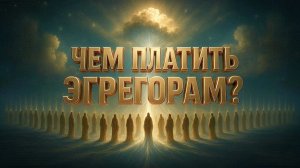 Чем платить эгрегорам?