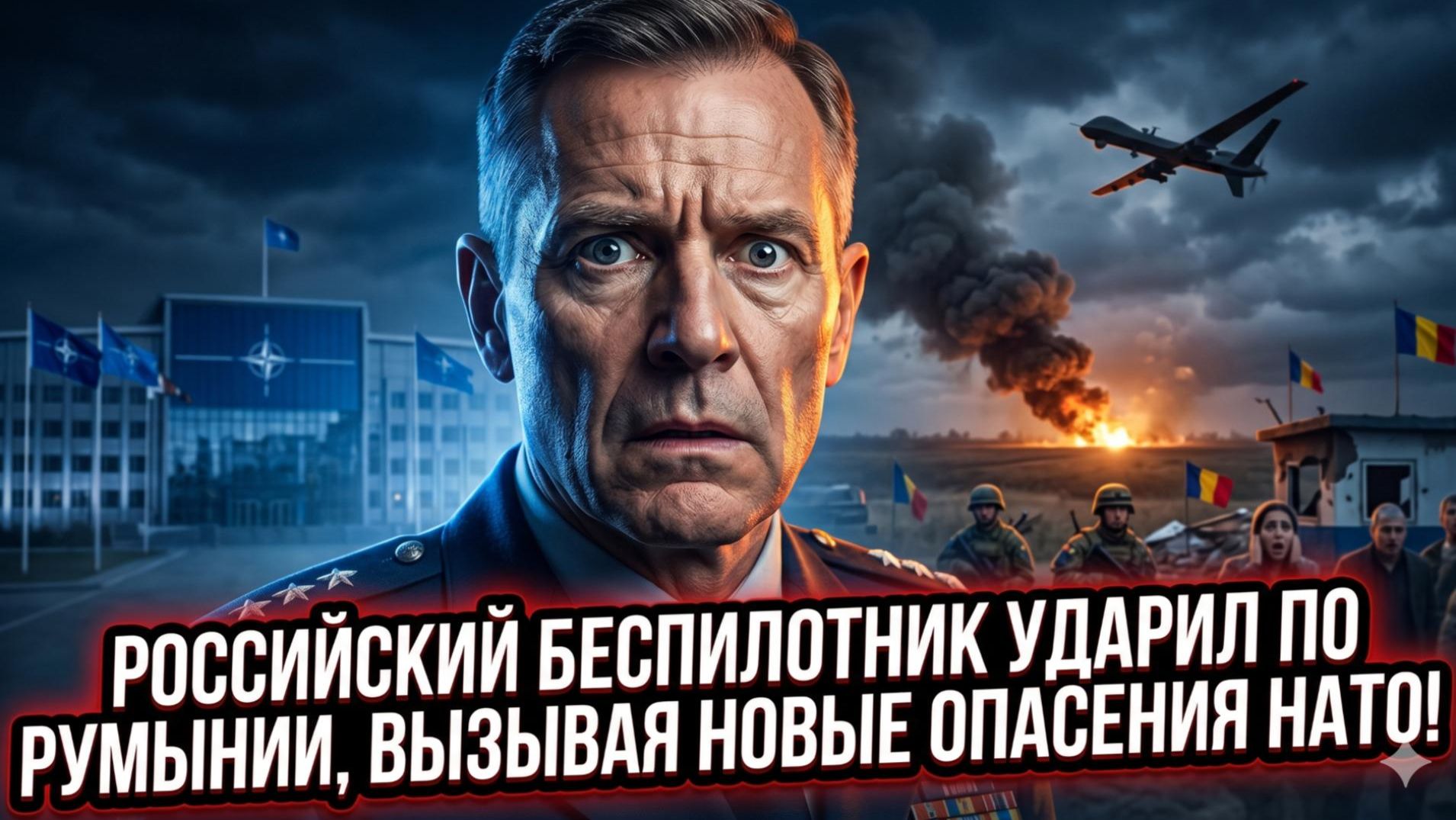 👀Российский дрон, по сообщениям, достиг территории Румынии, вызывая новую обеспокоенность НАТО