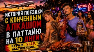 Поездка за границу с конченным алкашом. Алкогольные истории в паттайе, потратили деньги, занимали.