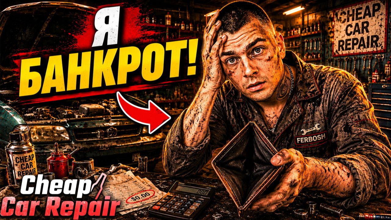 Я ОСТАЛСЯ БЕЗ ДЕНЕГ! (Cheap Car Repair #3)