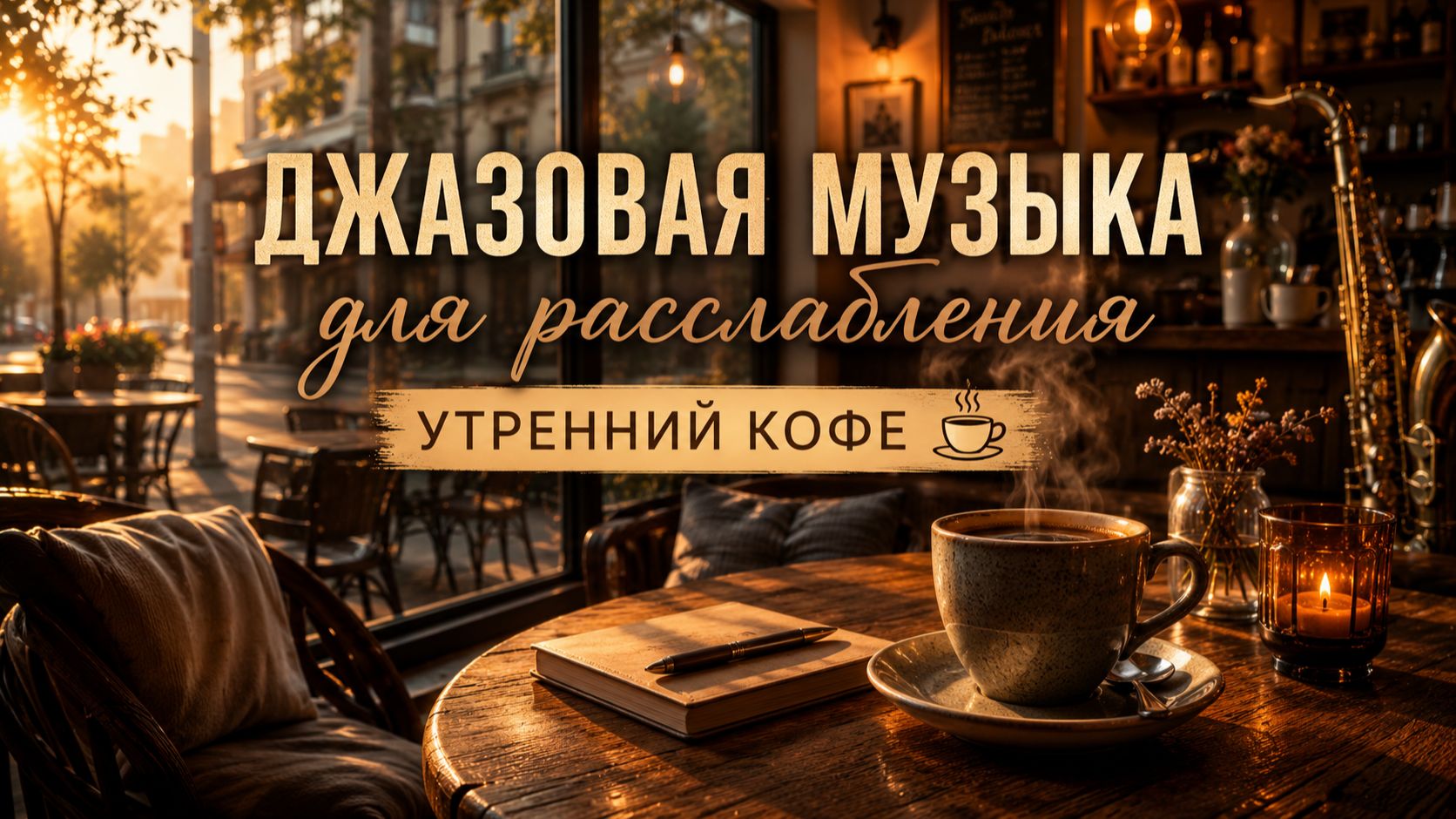 4 часа уютного джаза для работы, учёбы и отдыха | Мягкое фортепиано и атмосфера кофейни