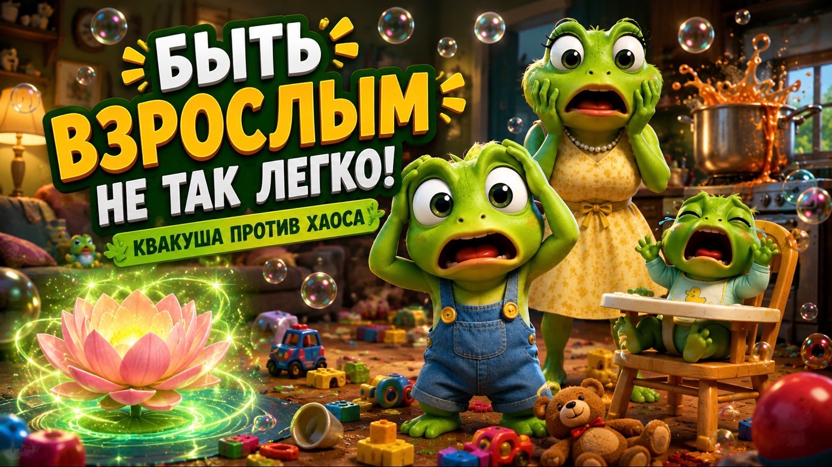 Квакуша 🐸 Поменялись местами! смотреть онлайн