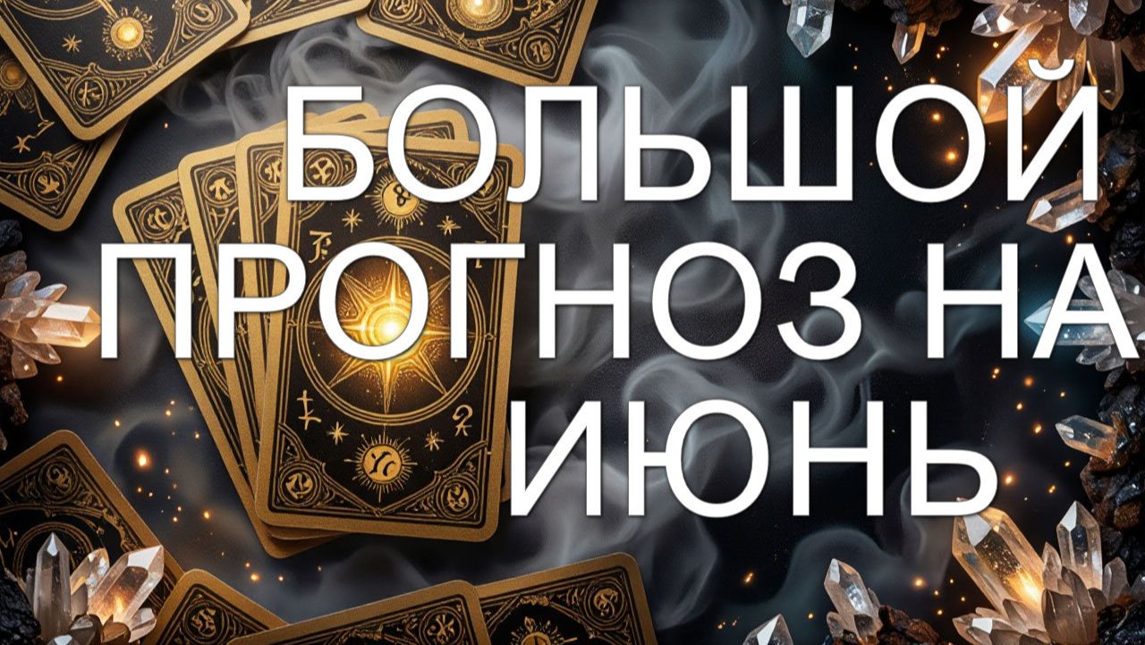 БОЛЬШОЙ ПРОГНОЗ НА ИЮНЬ...гадание на картах смотреть онлайн