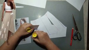 Моделирование. Обзор необычной юбки макси на запах. Выкройка № 2105.