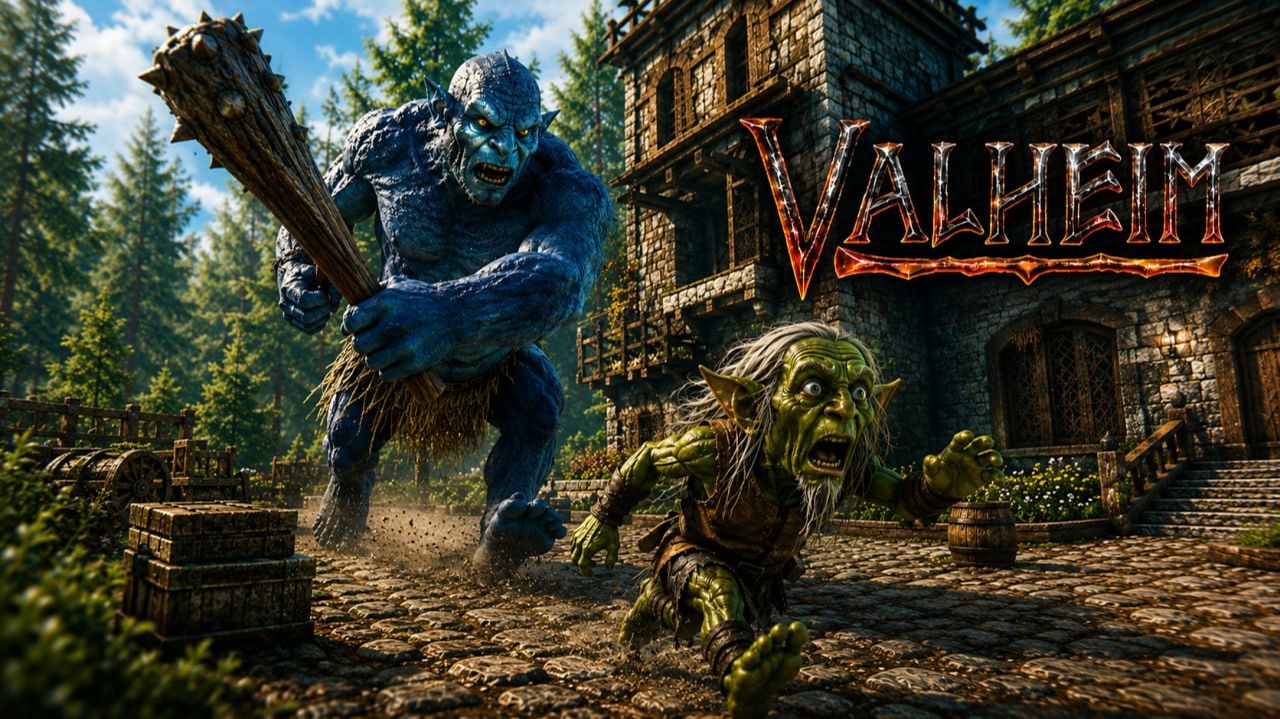 ГОЛУБОЙ КОШМАР В МИРЕ ВИКИНГОВ • Valheim смотреть онлайн