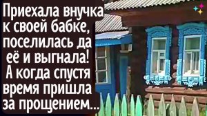 Приехала внучка к своей бабке, поселилась, да её и выгнала! А когда спустя время пришла за прощением
