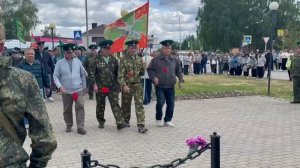 В пгт Уруссу, прошёл митинг, посвящённый Дню пограничника