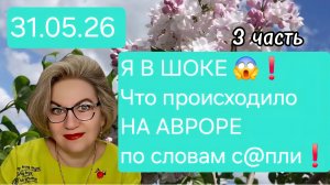 3 часть. Я В ШОКЕ😱❗️ЧТО происходило на АВРОРЕ по словам с@пли😡❗️