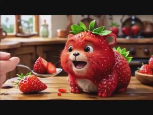 Фруктовые котята, делает нейросеть