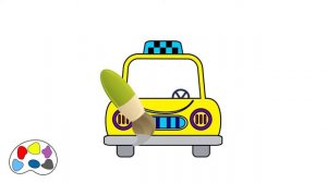 TAXI. Coloring cars / Toons for kids. Nashe vse