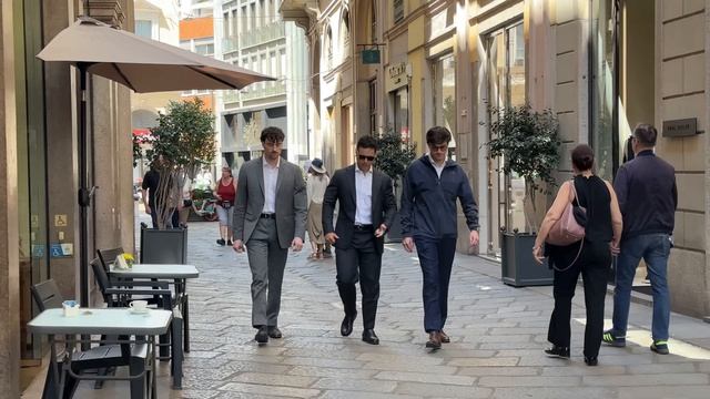 May 2026 Italian Guys 🔥on Street Style. Comfortable Outfits & Milan Shopping 🇮🇹ASMR city sounds