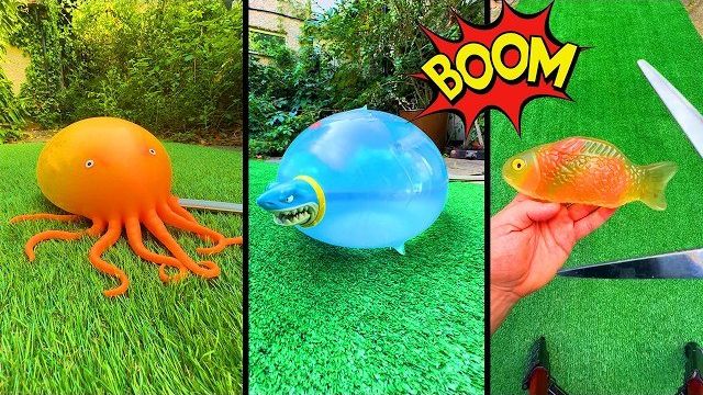 АСМР: НАКАЧИВАЕМ ИГРУШКИ ВОДОЙ, ПОКА ОНИ НЕ ВЗОРВУТСЯ!!💥💥