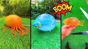 АСМР: НАКАЧИВАЕМ ИГРУШКИ ВОДОЙ, ПОКА ОНИ НЕ ВЗОРВУТСЯ!!💥💥