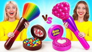 Жевательная Резинка vs Шоколадная Еда Челлендж # Потрясающие Кухонные Хитрости от Multi DO Joy