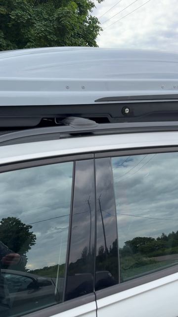 Усиленный автобокс Voyage Extreme 500л 218х94х40 цвет Серый глянец ПММА