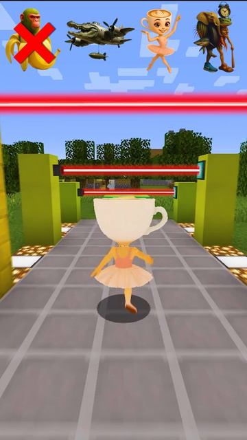 Gugu Gaga X Poppy Playtime Laser Challenge😱🎉P.1 #minecraft #gugugaga