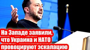 На Западе заявили, что Украина и НАТО провоцируют эскалацию