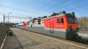 Поезда России в Сибири - майский сборник с грузовыми и пассажирские поездами РЖД