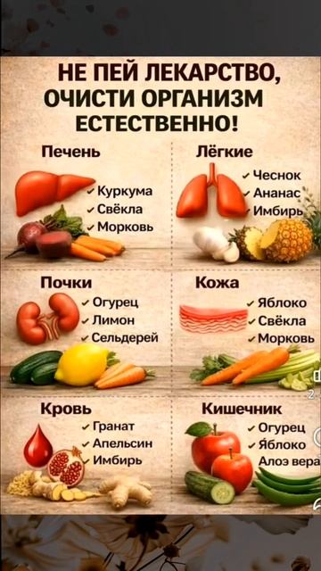 Очисти организм естественно