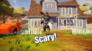 а бешеный фокси аааааа Hello Neighbor c FOXY