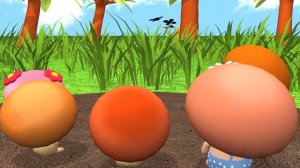 The Mushroom Family. Cartoon song for kids / YarMin St.