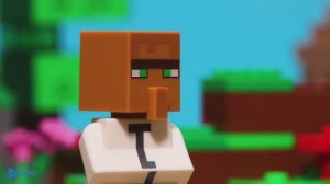 Майнкрафт, но все, к чему я прикасаюсь, превращается в ЗОЛОТО - LEGO Minecraft Animation