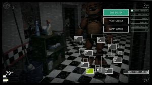 Ultimate Custom Night. Атака медведей 1, Прохождение. #2