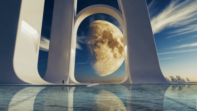 Ambient Soundscapes for Deep Relaxation 🌕 Peaceful Lunar Sci-Fi Music