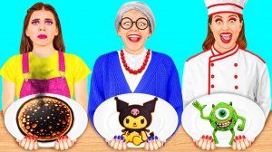 Кулинарный Челлендж# Я против Бабушки # Безумные Ситуации с Едой