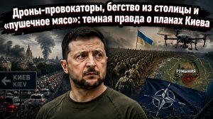 Ловушка Зеленского: бегство из Киева, чужие дроны и страна, принесенная в жертву
