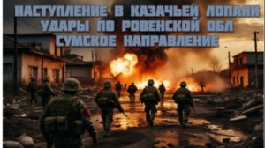 Новости СВО Сегодня- Наступление в Казачьей Лопани Удары по Ровенской обл Сумское направление