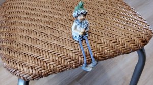 ТРИПТИХ Часть 3 САРЖЕВОЕ ПЛЕТЕНИЕ в интерьере. Оплетаю сиденье табурета бумажной лозой