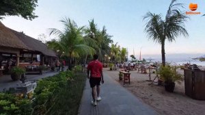 Яркая Воскресная прогулка по пляжу Санур на Бали, по пляжу Karang и торговому центру Icon Bali