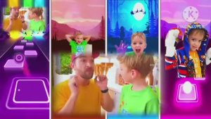 👦 ВЛАД И НИКИ РАЗРЫВАЮТ МЕГАМИКС В ПЛИТКАХ МУЗЫКИ! 👦 Братья на Неоновой Трассе 🔥