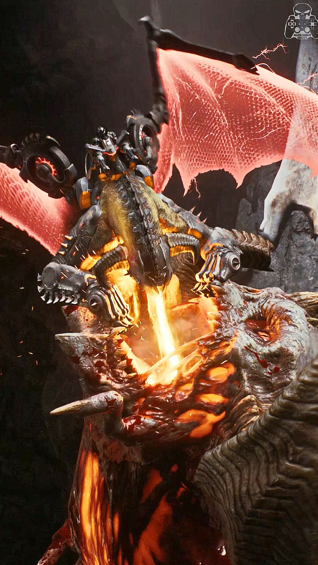 DOOM: The Dark Ages Серрат уничтожает титанов #doomthedarkages