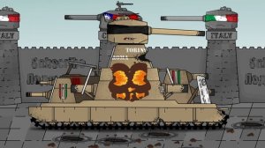 Турнир КВ-44 Итальянский КВ-44 против Китайского КВ-44 - мультики про танки
