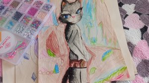 Мои рисунки, хобби. Что сейчас читаю.😉 Соник, Леди Баг, Эльза и К Поп.