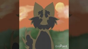 Спокойный арт с моим персонажем|Warrior Cats|Хаски Бандит|Relax|