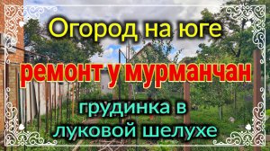 Ремонт дома времен СССР. Огород на юге, чищу плитку. Грудинка в луковой шелухе.