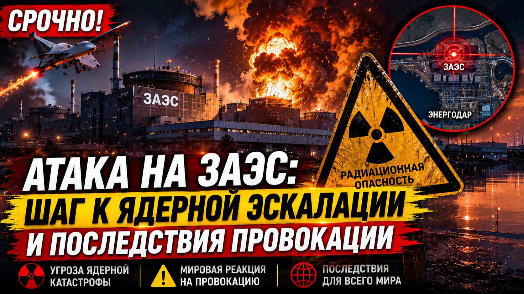 Атака на ЗАЭС Шаг к ядерной эскалации и последствия провокации