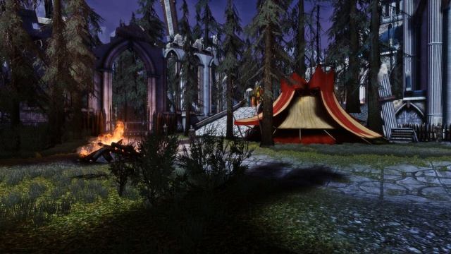 Dragon Age： Origins - Ostagar Fortress at Night ｜ Ambient Soundtrack смотреть онлайн