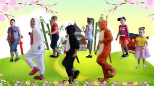 How BUNNIES DANCE. Nursery rhymes / Song for kids. YarMin St.